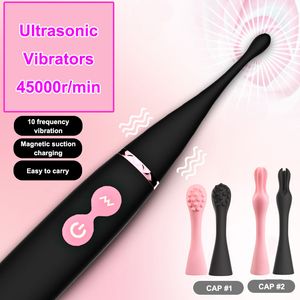 Vibromasseurs ultrasoniques à haute fréquence pour les femmes Fast Scream Orgasm G Spot Clitoris Stimulator Clit Climax Nipple Massager Sex Toys T200824