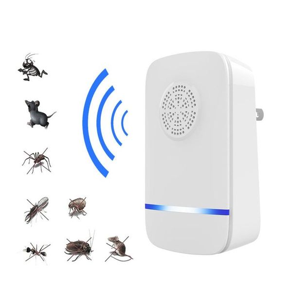 Ultrasons Moustique Répulsif Souris Cafard Pest Repeller Dispositif Insectes Rats Araignées Anti Moustique Tueur Maison Pest Rejector RRA828