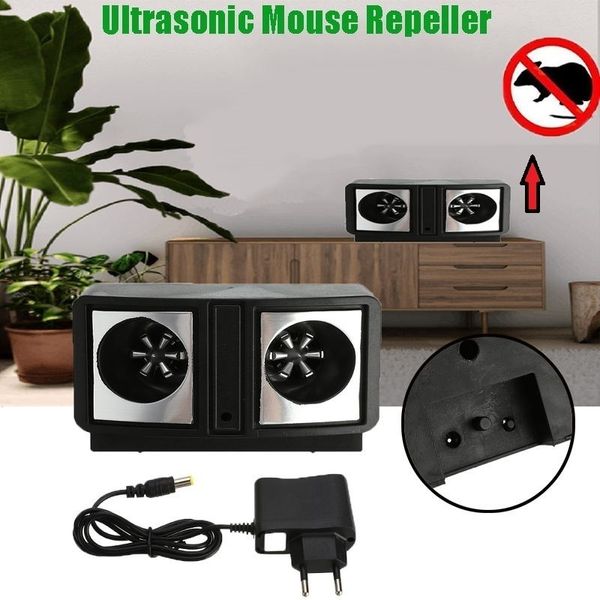 Souris à ultrasons Rat Répulsif contre les moustiques Intérieur Électronique Rongeur Ravageur Rejeter Souris Insectifuge Contrôle Ravageur Rejeter Répulsif Y200106