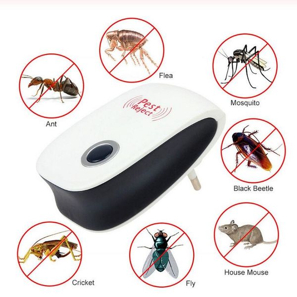 Répulsif antiparasitaire à ultrasons antiparasitaire électronique anti-rongeurs répulsif anti-insectes taupe souris cafard souris tueur de moustiques