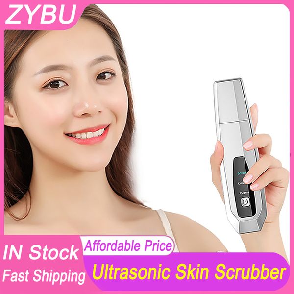 Depurador ultrasónico de la piel EMS Ion Microcurrent Shoveling Machine Blackhead Eliminar limpieza facial profunda Instrumento de belleza Levantamiento de la piel Limpieza profunda facial