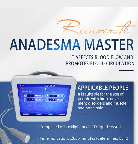 Machine De Thérapie Par Ultrasons Portable Intelligent Physiothérapie Dithermique Indiba Tecar 448KHZ Visage Anti-âge Perte De Poids Et Analgésique Pénétrant Peau Profonde