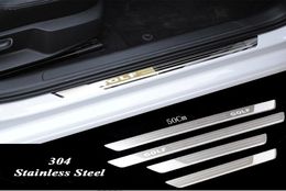 Ultradunne roestvrijstalen dorpeldrempel voor Vw Golf 7 MK7 Golf 6 MK6 Welkom pedaaldrempel Auto-accessoires 201120151755435