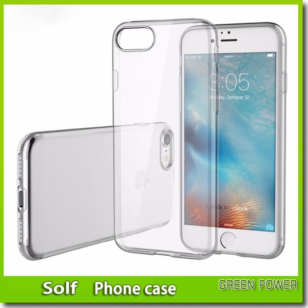 Coque de téléphone TPU souple ultra-mince transparente Gel Crystal Couverture arrière pour iphone X XS MAX XR 8 7 6 plus Samsung S20 S10 DHL