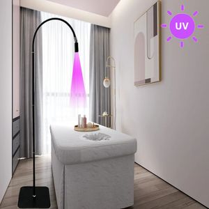 Ultraviolet LED Pédale silencieuse Lampe pour les cils greffant le durcissement UV Faux cils Adhesive Floor 240424