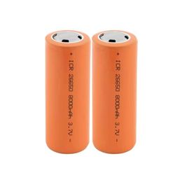 26650 batterij 8000mAh 3.7v lithiumbatterij gebruik voor sterke zaklamp en draagbare ventilator enzovoort.