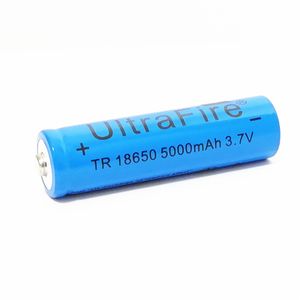 Batterie au lithium rechargeable TR 18650 5000mAh 3.7V Batterie de lampe de poche extérieure