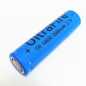 18650 3500 mAh à tête plate/pointue 3.7 V Rechargeable f batterie au lithium Batterie pour éclairage de secours