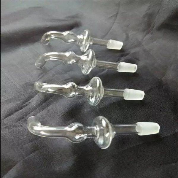 Accesorios de bongs de vidrio con boquilla en forma de paraguas, Quemador de aceite único Tubos de vidrio Tubos de agua Tubos de vidrio Plataformas petroleras Fumar con cuentagotas