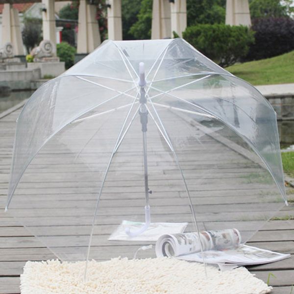 Parapluie élégant simplicité dôme profond parasol Apollo Transparent fille champignon bulle claire FMT2074