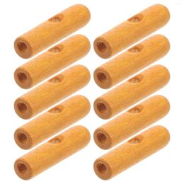 Parapluies 10 pcs Umbrel extérieur perles en bois queue 32 mm Covers d'os pliage accessoires