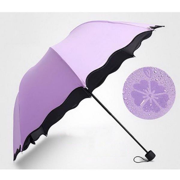 Paraguas 170366/Paraguas de lluvia plegable automático/Paraguas de sol para mujer Anti-UV Parasol impermeable