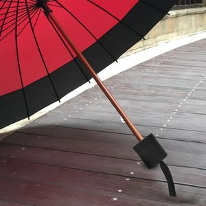 Parapluies 2 pièces accessoires de tête de parapluie réparation pièces pliantes repose-poignée 2 pièces (18-19mm demi-usure givrée) en plastique