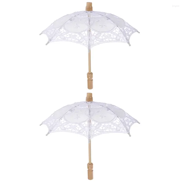 Parapluies 2 pcs Décor de mariage prop