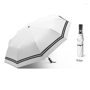 Paraplu's 3 opvouwbaar Winddicht Volautomatische paraplu Voor regen en zon Sterke windbestendig Paraplu Geschenk Heren Dames Strandparasol