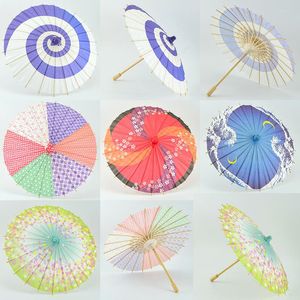 Parapluies 30cm Mini Fille Enfants Fleur Papier Parapluie Po Prop Party Jouets Torisme Cadeau Ancien Vintage Petit