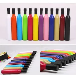 Parapluies 30pcs Design portable Personnalize Logo pliage de bouteille de vide de vin SN4021