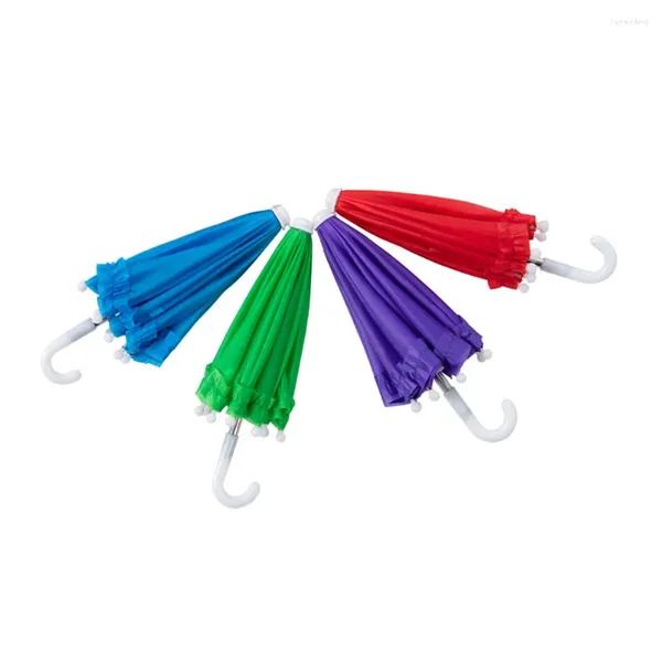Parapluies 4 pcs Décorer Mini Parapluie Enfant Jouets pour enfants Classe Récompenses Prix Plastique