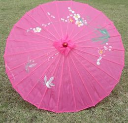 Parapluies 50pcs coloré peint à la main de mariage parasol chinois parapluie chinois pour la mariée en gros