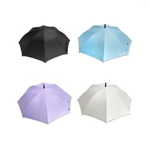Paraplu's 8 Ribben Regenparaplu Waterdichte Stok Creatief Comfortabel Regendicht Winddicht Voor Backpacken Kamperen Buiten