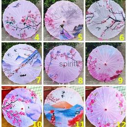 Parapluies 82 cm huile papier parapluie main danse Hanfu Style chinois soie parapluie Parasol Paraguas Inverso El Principito japon Style YQ240105