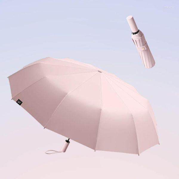 Paraguas automático a prueba de viento paraguas plegable reforzado protección Uv mujeres bonitas moderno Guarda Chuva Simple WSW10XP