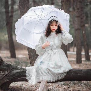 Parapluies plage kawaii parapluie de parasol cadeau de mariage lace pour les vêtements paraguas accessoires