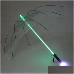 Ombrelli Blade Runner Night Protectio Creative Led Light Sunny Rainy Umbrella Mti Color 31Xm Y R Drop Delivery Home Garden Househol Dhswr