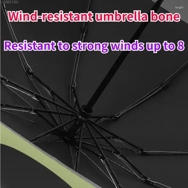 Parapluies bloquant la voiture pliante parapluie inverse femmes taux de pluie automatique 99% coupe-vent hommes entièrement UV
