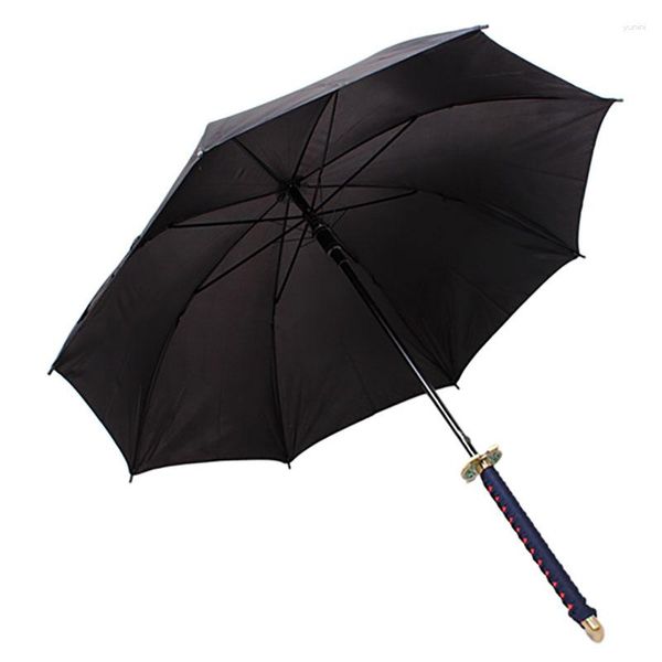 Paraguas de negocios Katana Paraguas Samurai mango largo espada regalo para hombre niños Paraguas mercancías domésticas