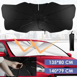 Guarda-chuvas Pára-sol do carro Guarda-chuva Estável Auto Janela dianteira Interior do veículo Viseira para-sol dobrável em 360° Automotivo
