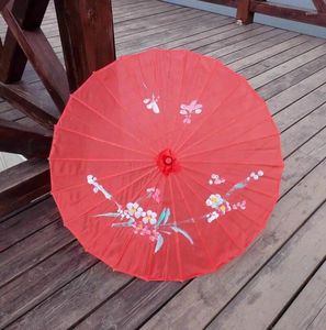 Paraplu's Chinese Oosterse Parasol Handgemaakte Stof Paraplu Voor Bruiloft Pography Decoratie Props LX8183