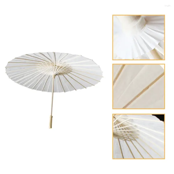 Paraguas de estilo chino, paraguas de papel al óleo, decoración para mujeres, manualidades para niños, sombrilla de pintura de madera