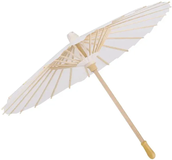 Paraguas Chino Vintage DIY Paraguas de papel Po Parasol Accesorios de baile Paraguas de aceite Baile para mujeres y niñas