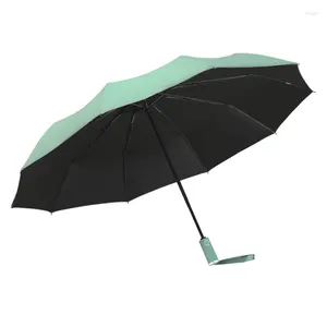 Guarda-chuvas compacto guarda-chuva de viagem à prova de vento automático sol proteção UV para chuva portátil pequeno