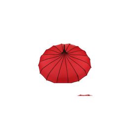 Parapluies Creative Design Black and White Striped Golf Golf parapluie à long manche pagode droite DH2045 Drop livraison Home Garden Househol Dheww