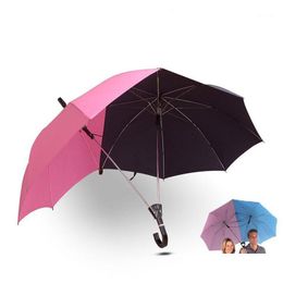 Parapluies Creative Matic Deux Personne Parapluie Grande Surface Double Amant Couples Mode Mtifonctionnel Coupe-Vent1 Drop Livraison Maison Gar Otgmn
