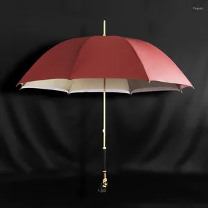 Les parapluies incrustés de diamants peuvent être utilisés à la fois sous la pluie et sous le soleil.Parapluies de conception créative personnalisés de grands noms.