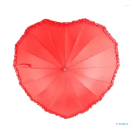 Umbrellas Elegant Heart Wedding Sunshades para bodas y fiestas suministro de suministro