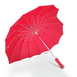 Paraplu's Elegant prinsesgeïnspireerd decoratief item Opvallende hartvormige parapluaccessoire voor buitenactiviteiten thuis
