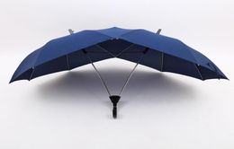 Parapluies mode Persoonlijkheid mannelijke paraplu vrouwen créée dubbele liefhebbers pole top een stuk1660138