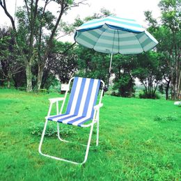 Paraplu's Opvouwbare strandparaplu met klem Universeel zonnescherm voor stoel Camping Kinderwagens Draagbare parasol