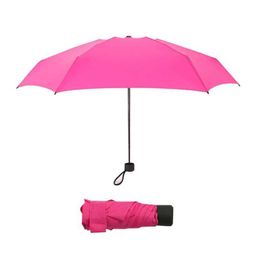 Parapluies pliable parapluie couleur bonbon voyage vêtements de pluie jour de pluie poche parapluie pliant parasols voyage Umbr