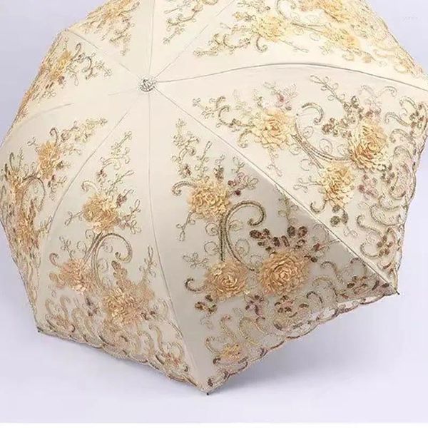 Parapluies pliants chinois parapluie inversé coupe-vent luxe mignon automatique UV femmes Capa De Chuva vêtements de pluie en plein air