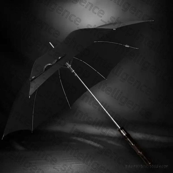 Parapluies de haute qualité Golf Mentlemen Designer Umbrella Vintage Golf spécifique parapluie de luxe Strong Black Shelter Sunshade Rain Paraguas Outdoor 707