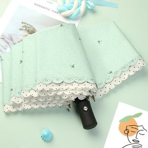 Parapluies dentelle qualité parapluie esthétique plage Portable chinois femme luxe pli Kpop paraguay extérieur automatique