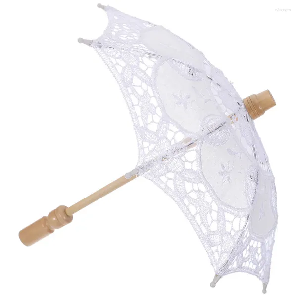 Parapluies dentelle parapluie mariée parasol blanc mariée pour thé fête mariage vintage