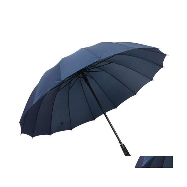 Parapluies Grand parapluie coupe-vent durable à long manche Rainbow Matic Sunny Rainy Personnalisable Publicité VT0483 Drop Livraison Accueil Dh1Gf