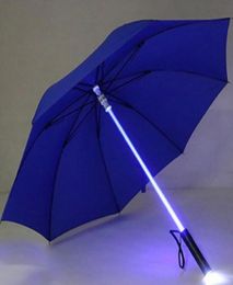 Parapluies LED Sabre Up Laser Sword Golf Changer sur le ShaftBuilt Torch Flash Umbrella TQ7250353
