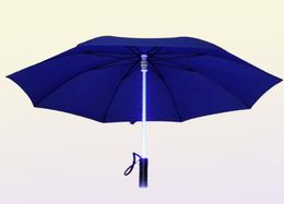 Paraplu's LED Light Sabre Up Umbrella Laser Sword Golf Veranderend op de schachtbuilt in Torch Flash 20218562122
